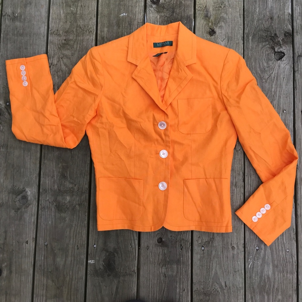 Ralph Lauren Orange Blazer